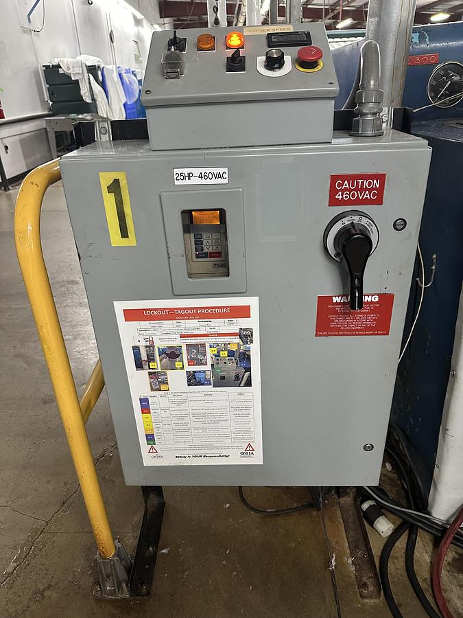 Used Canadian Laundry Machinery 8 roll Super Sylon