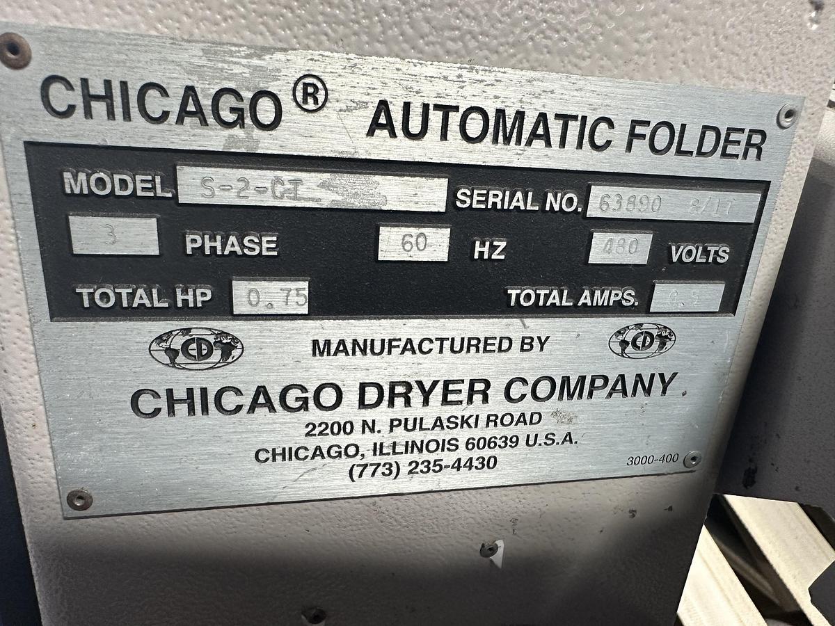 Used 2017 Chicago Dryer S-2-CT