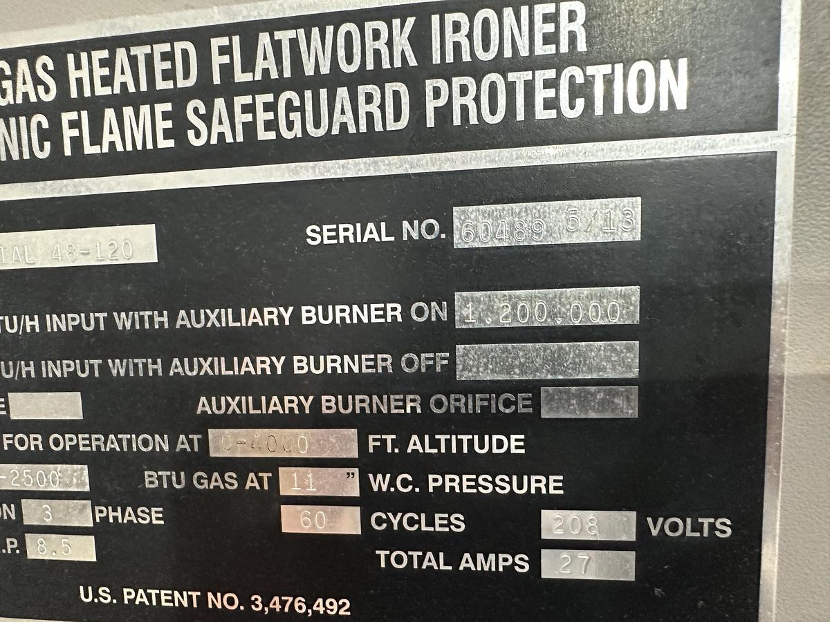 Used 2013 Chicago Dryer Imperial 48 LP gas