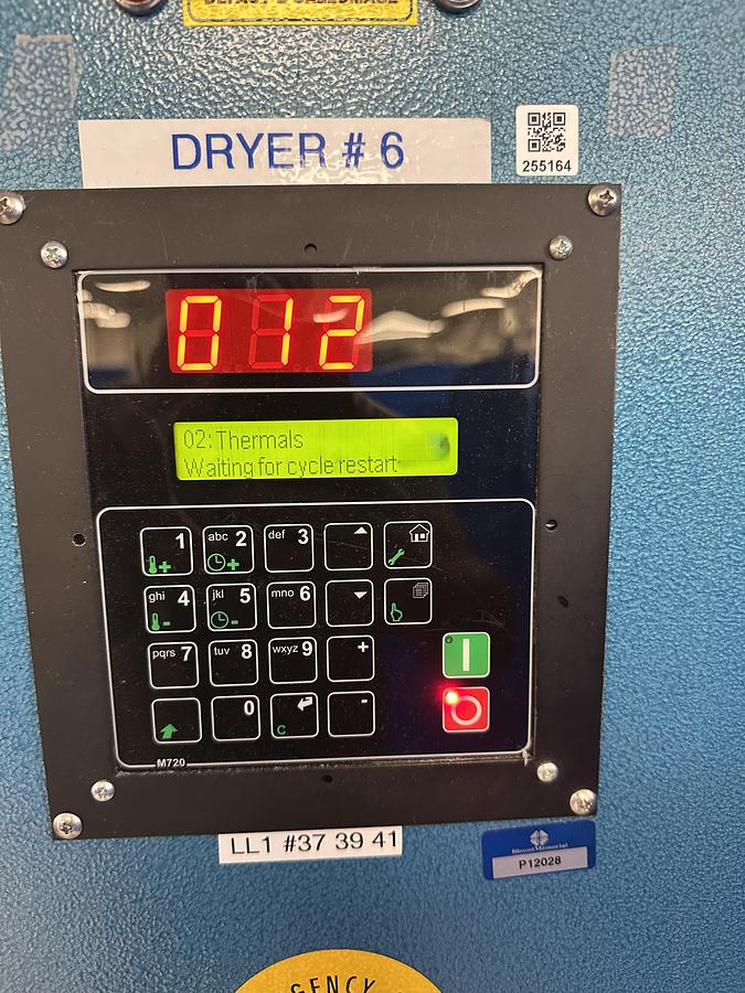 Used 2006 B&C Technologies 225lb gas dyer