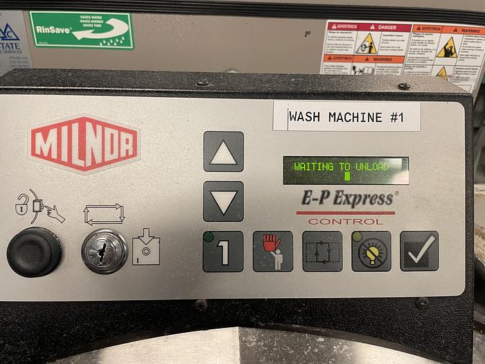 Used Milnor 40lb hard mount washer