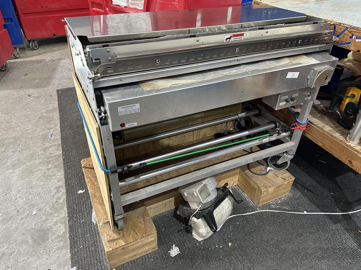 Used Davis Packaging wrapping machine
