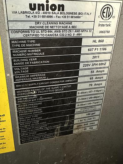 Used Union 60lb hydrocarbon