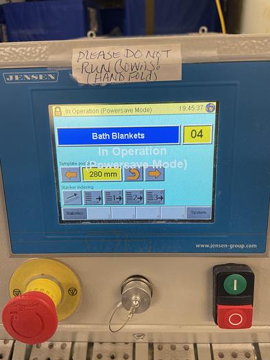 Used Jensen sorting small piece folder