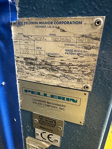 Used Milnor CBW system dryers (5 available) with Autolint