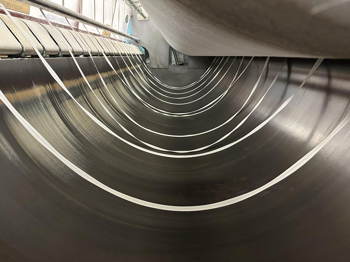 Used 2002 BRAUN 2 ROLL STEAM IRONER