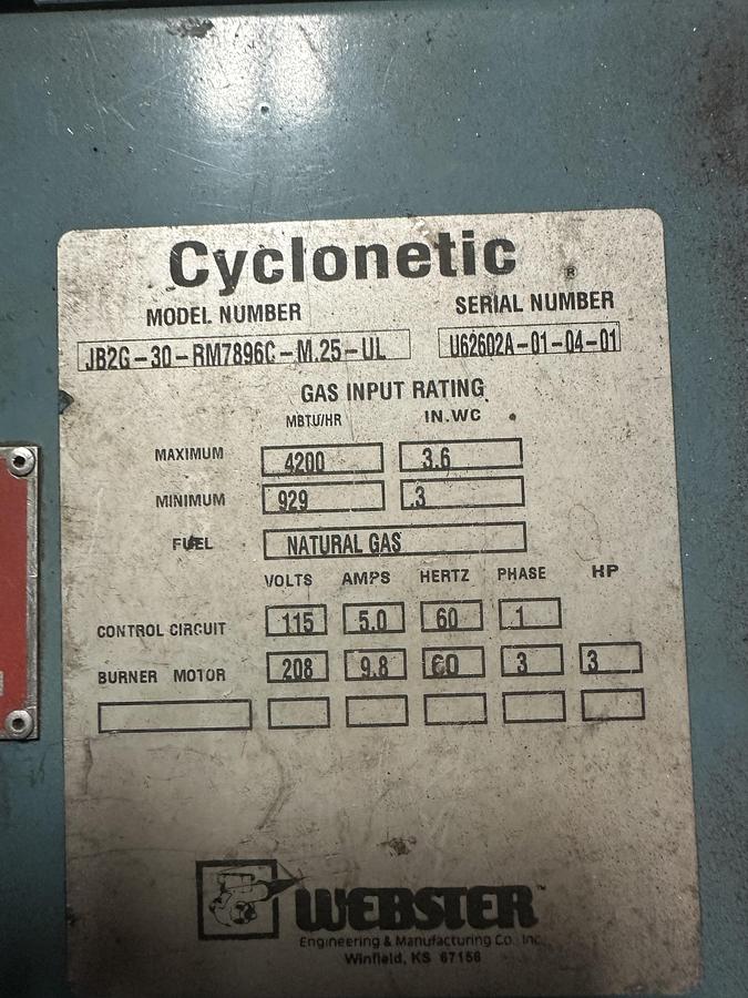 Used 2001 Lattner NAT'L BD. 589