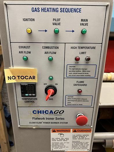 Used Chicago 24" x 136" gas ironer