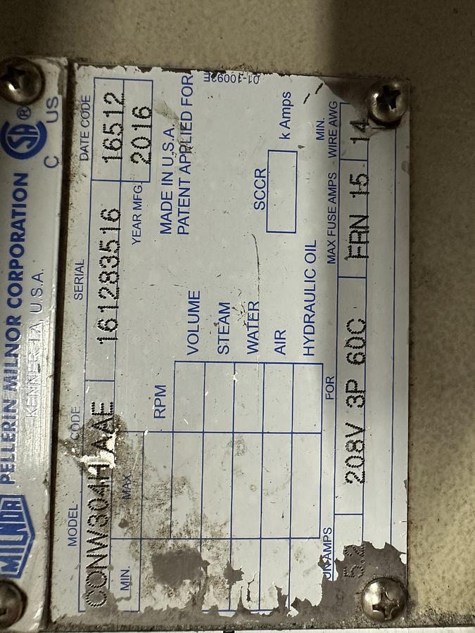 Used 2016 MILNOR CONWA304H