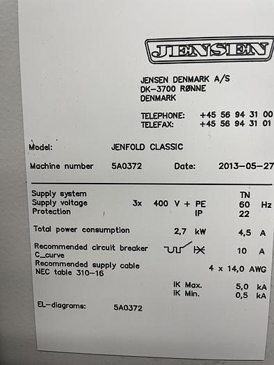 Used 2013 Jensen JENFOLD CLASSIC