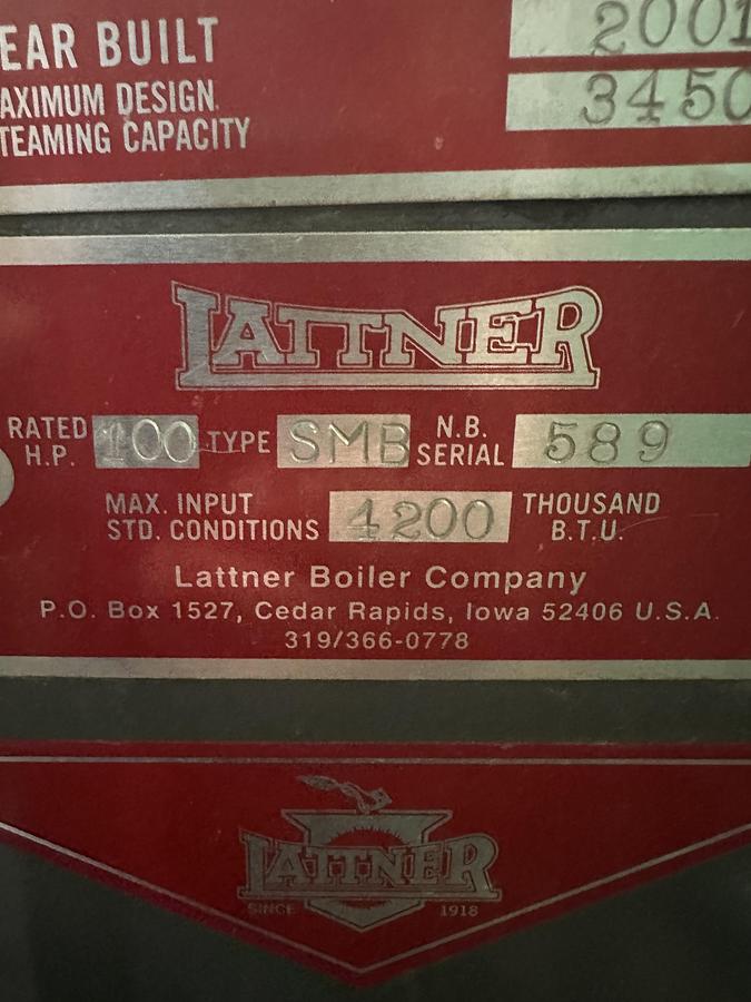 Used 2001 Lattner NAT'L BD. 589