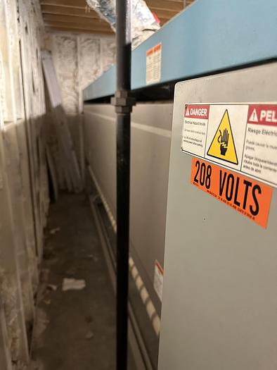 Used Chicago 24" x 136" gas ironer