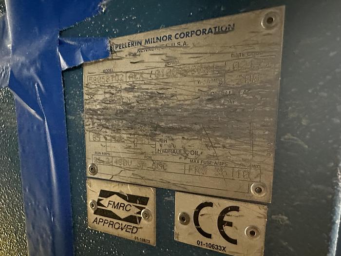 Used Milnor CBW system dryers (5 available) with Autolint