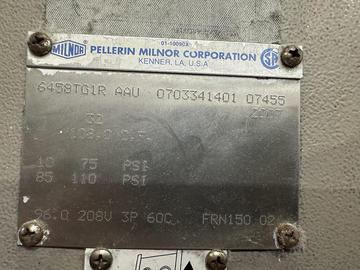 Used 2007 MILNOR 6458TG1R GAS DRYER (3 AVAILABLE)