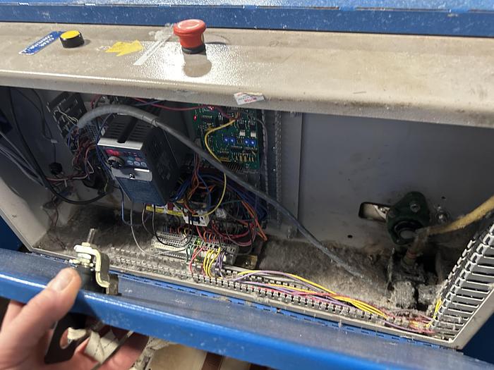 Used Chicago sheet folder w/stacker