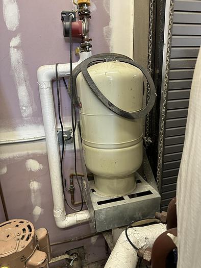 Used RBI water heater with storage tank