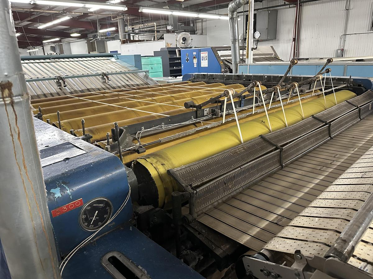 Used Canadian Laundry Machinery 8 roll Super Sylon