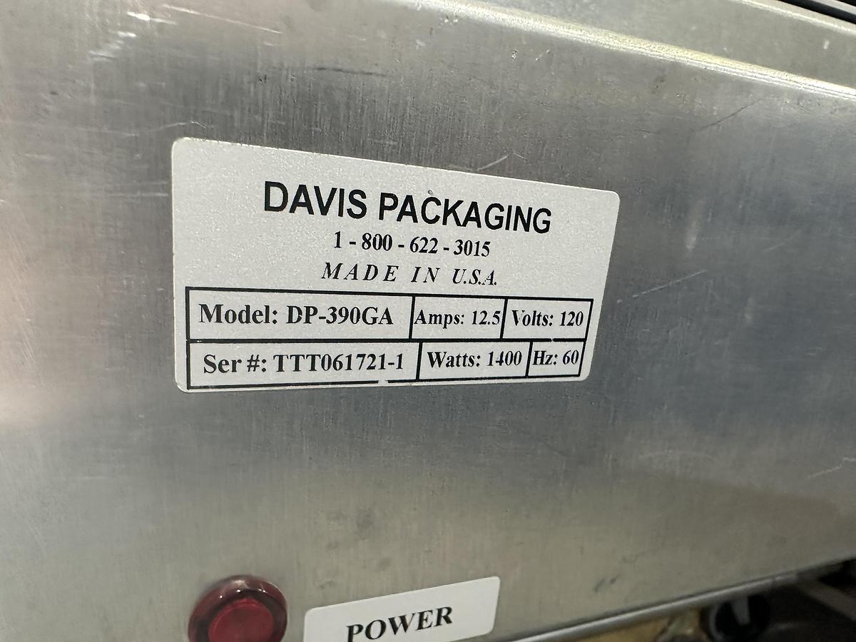 Used Davis Packaging wrapping machine