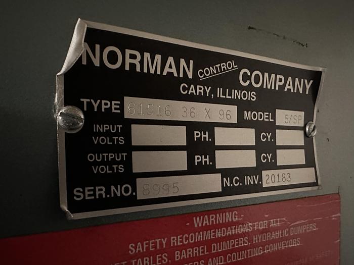 Used Norman 36 x 96 Lift table