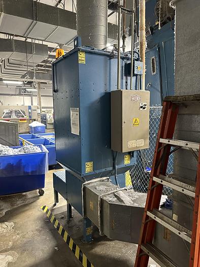 Used Milnor CBW system dryers (5 available) with Autolint