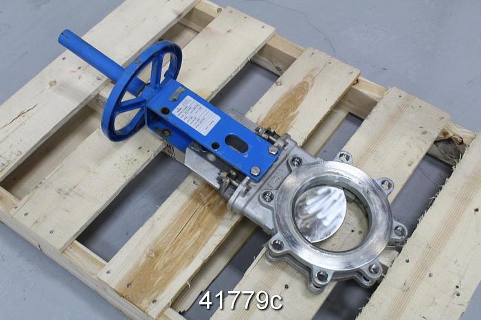 Used Orbinox 20-343MI 6" Hand Operated Knife Gate Valve #41779