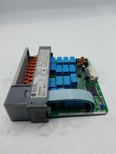 Used Allen Bradley 1746-OW16 Ser. C Relay Output Module SLC 500