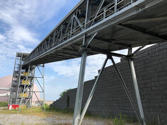 Used Conveyor, Belt, 60" x 365', Covered, Incline, 350 HP, B #C743203