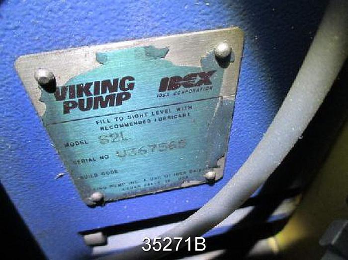 Used Viking S2L 1.5" Duralobe Positive Displacement Pump #35271