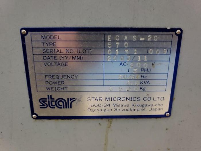 Used 2003 Star ECAS-20