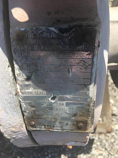 Used Used Durion Durco 316 SS Mark II centrifugal pump