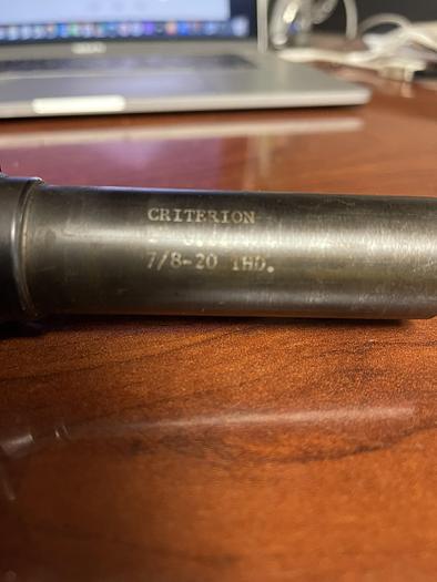 Used USED-CRITERION S-1 1/2 ADJUSTABLE BORING HEAD W/ BORING BAR