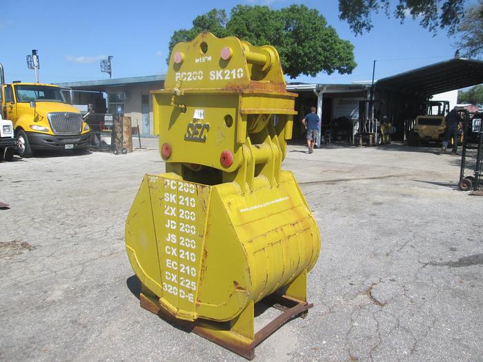 Used New 36" SEC Clam Shell Grapple Bucket