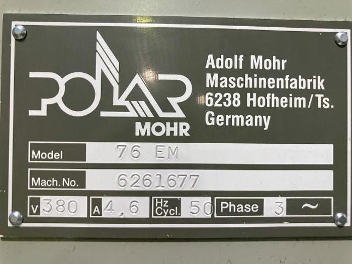 Utilisé 1992 POLAR-MOHR 76 EM