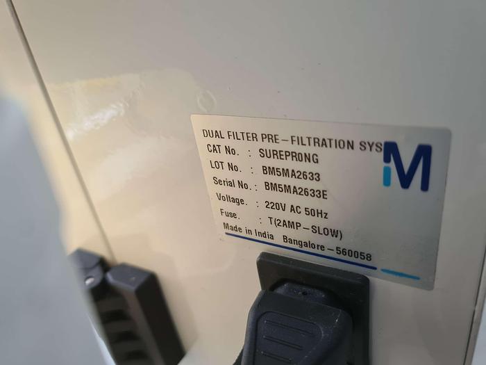 Used Millipore Milli-Q Water Purification System