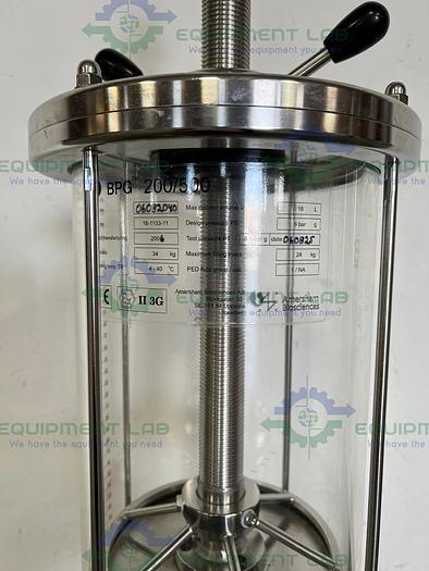 Used Cytiva / GE / Pharmacia BPG  200 / 500 Chromatography Column 16L 18-1103-11