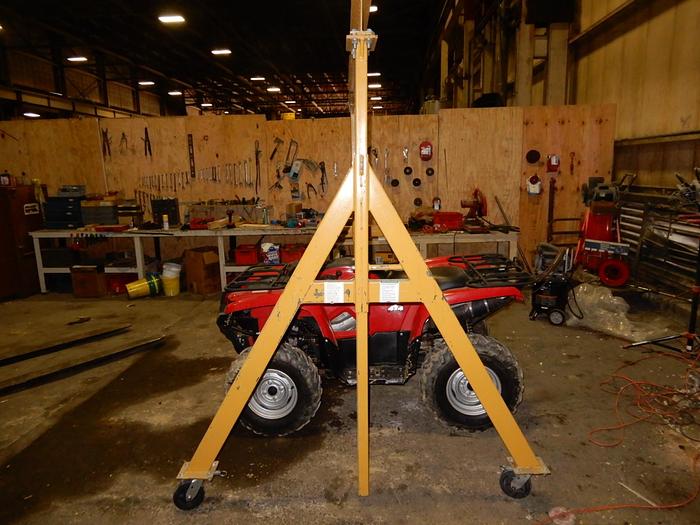 Used SPANCO ONE TON STEEL GANTRY
