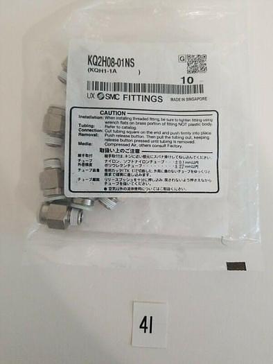 *NEW - 10PK *KQ2H08-01NS SMC MALE CONNECTOR + FAST SHIPPING!