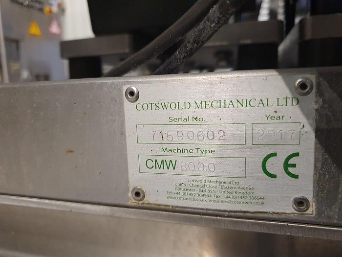 Used 2017 Cotteswold CMW 8000 Twin Head Linear Weighers