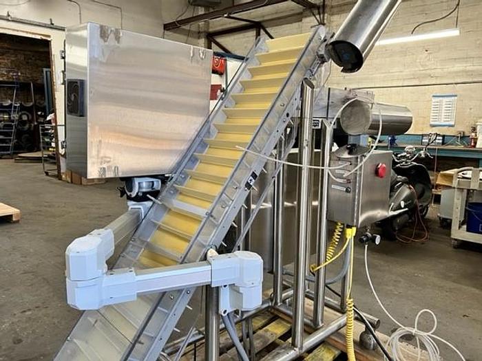 Used Conveyor, Belt, 10.5" X 5', S/st, Inclined, Feeder, A #S736889