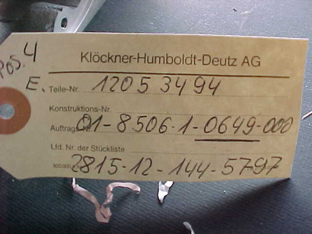 Used HOUSING/CASE FOR GOVERNOR MWM RHS518/618-V12/V16