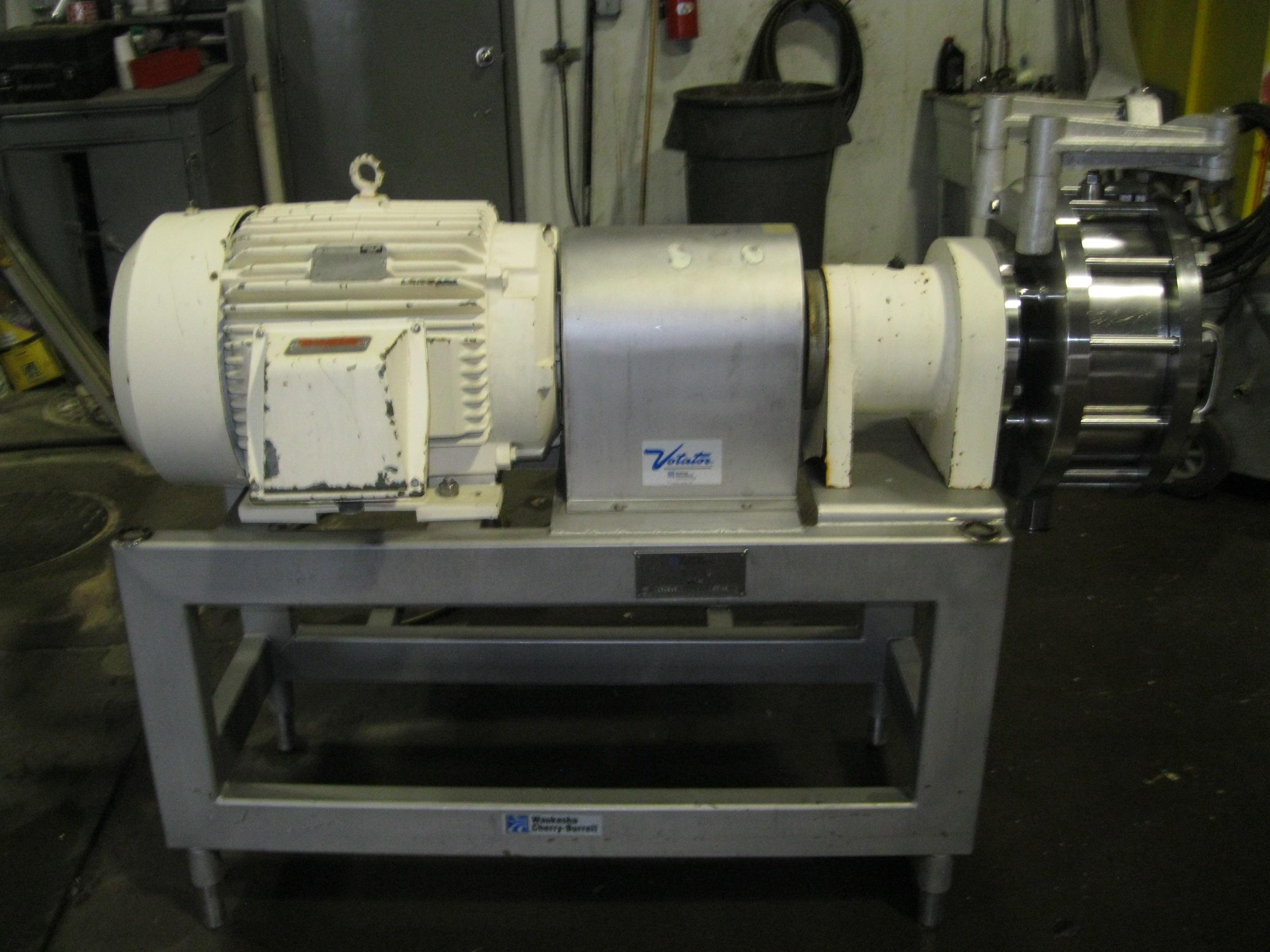Usado VOTATOR CR MIXER WITH STAND AND 30 HP MOTOR