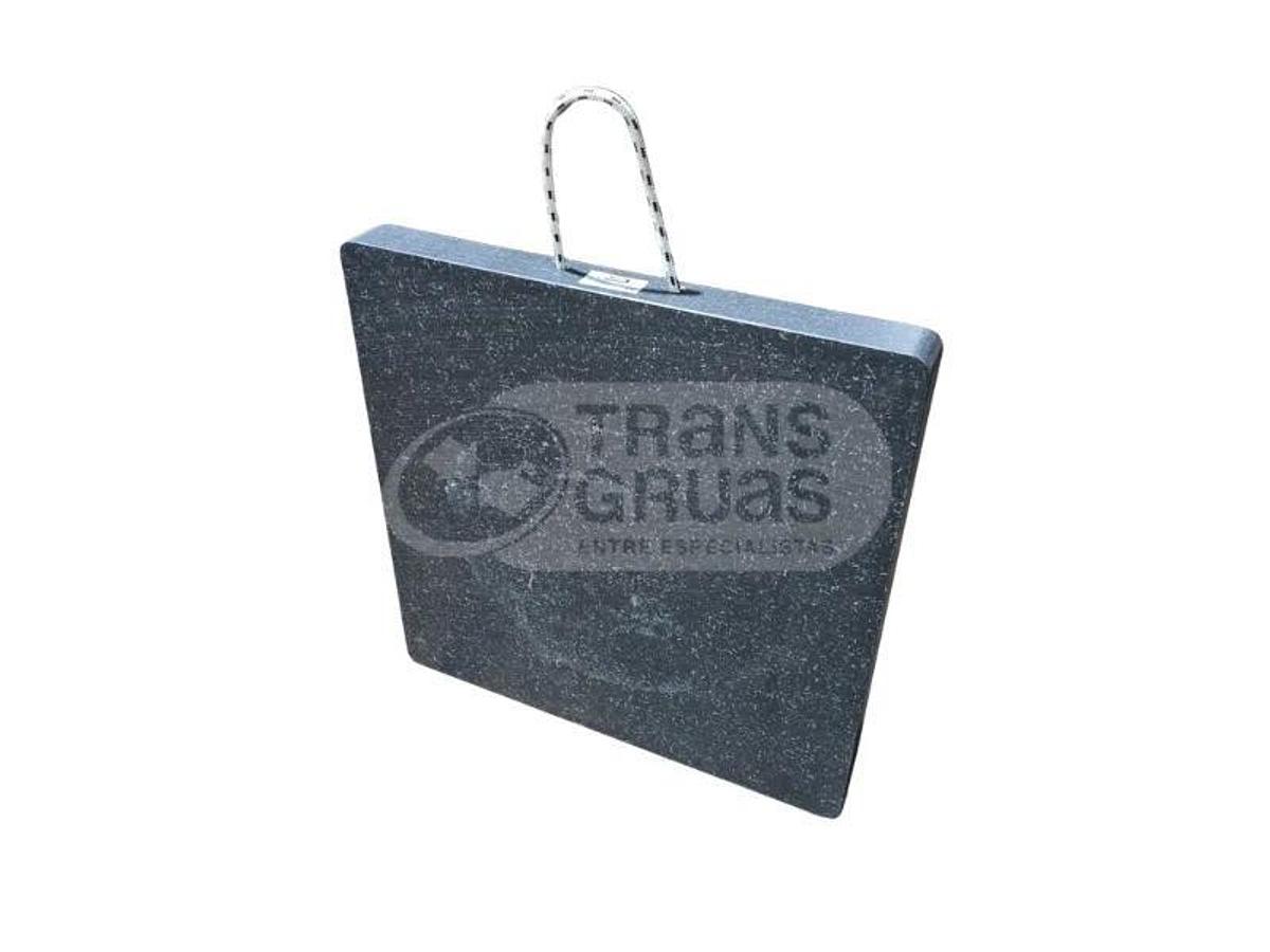 Placa de apoyo plana para grúas de 36 tn