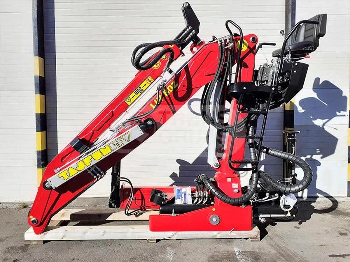 Grúa chatarrera Tajfun Liv L80Z.73 80 kNm plegable en venta