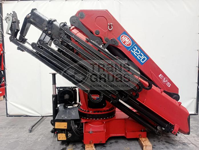 Usado Grúa hidráulica HMF 3220 K6 usada en venta