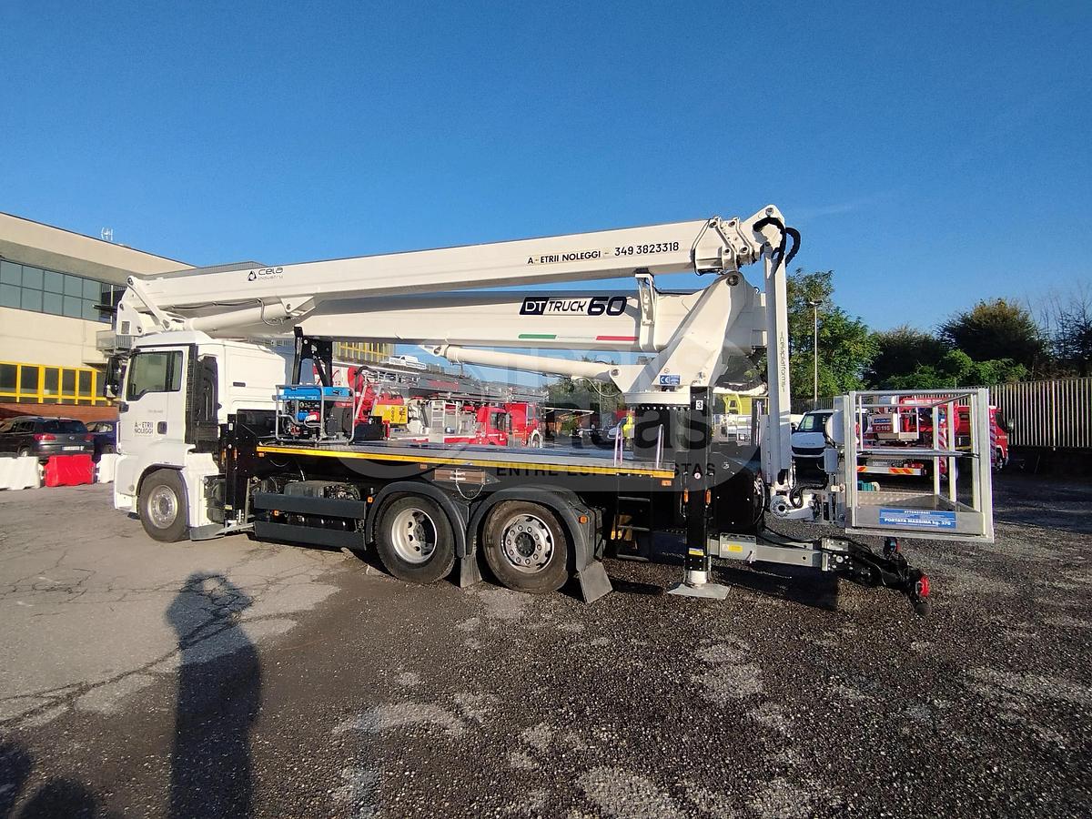 Plataforma aerea Cela Truck DT 60 con 60m de alcance en venta