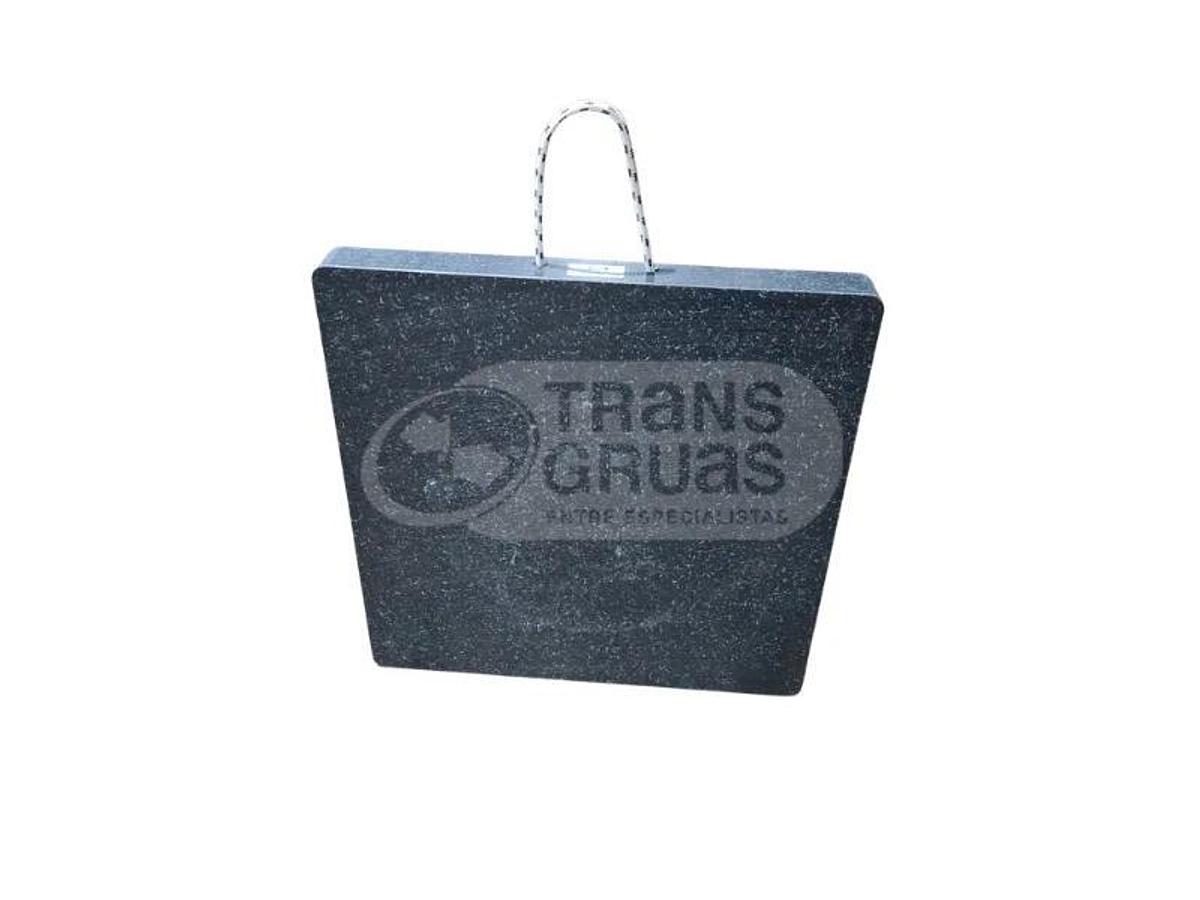 Placa de apoyo plana para grúas de 36 tn