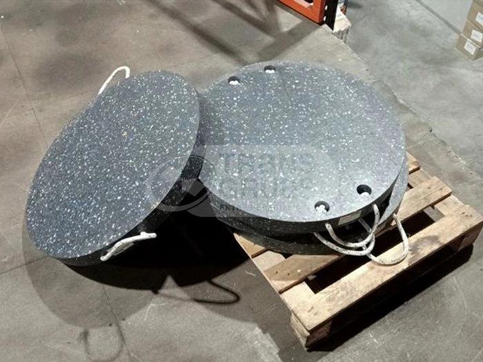Placa apoyo cónica-plana para grúas 34 tn