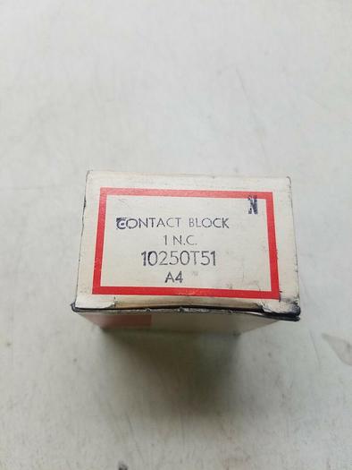 CUTLER HAMMER 10250T51 CONTACT BLOCK SERIES A4