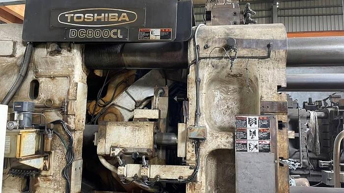 Used Toshiba 800 Ton Model DC800CLS Year 1997 Die Casting Machine
