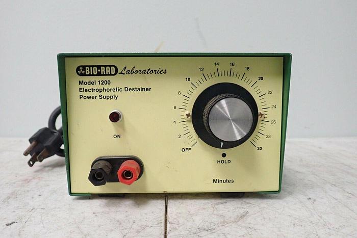 Used Bio-Rad Model 1200 Electrophoretic Destainer Power Supply